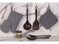 Kit Evo de Utensílios com Suporte 5 Peças - Imbuia - 4