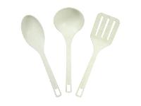 Kit Evo de Utensílios com Travessa 4 Peças - Marfim - 1