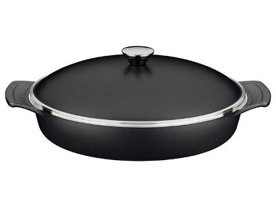 Frigideira Tramontina Lyon em Alumínio Forjado Preto com Tampa 4,3 L