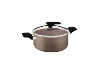 Jogo de Panelas Tramontina Milazzo em Alumínio Max Amêndoa 5 Peças - 4