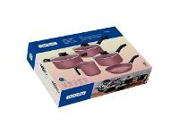 Jogo de Panelas Tramontina Linz em Aluminio Starflon Max Preto 5 Peças - 2