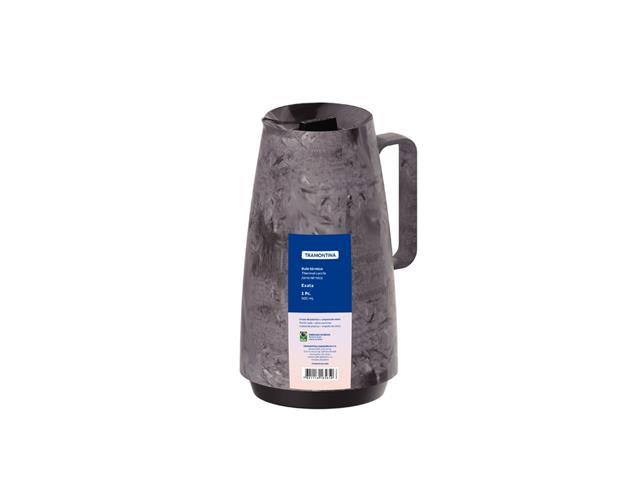 Bule Térmico Tramontina Exata em Plástico Marmorizado Cinza 500 ml - 1