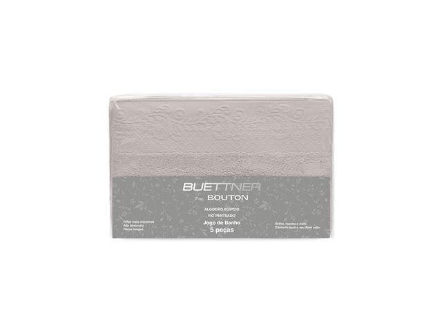 Jogo de Toalha Buettner Banho Darling branco / palha 5 Peças - 3