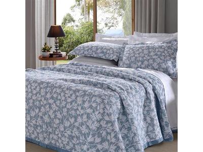 Colcha Buettner Bouti Cenário Tales Azul Queen 2,40x2,60