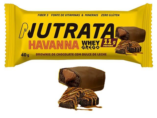 Whey Grego Bar Havanna sabor Dulce de Leche & Brownie 40g - 1