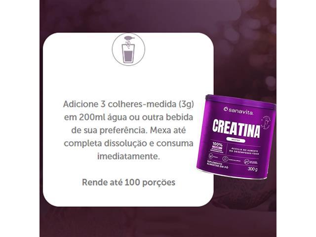 Creatina 300G Sanavita - 2
