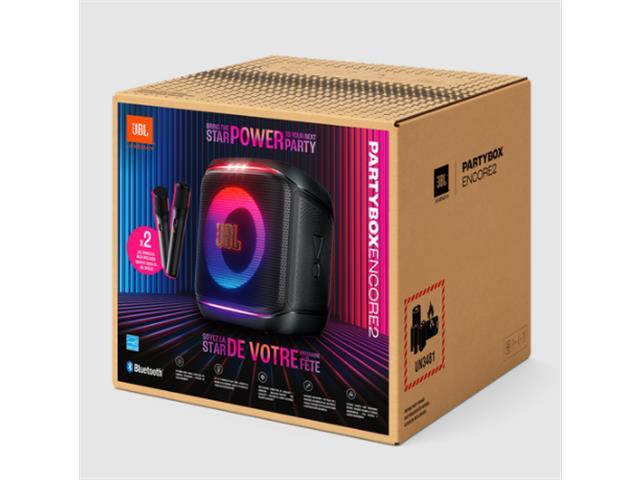 Caixa de Som Bluetooth JBL PartyBox Encore 2 JBLPBENCORE22MICBR - 1