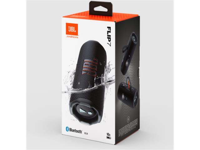 Caixa de Som Bluetooth JBL Flip 7 Black JBLFLIP7BLKBR - 1