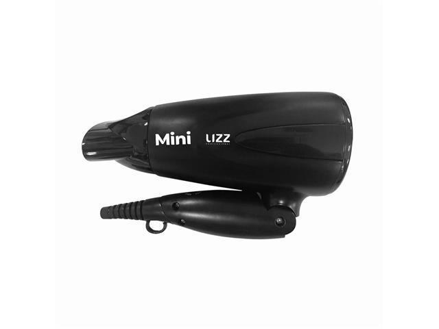 Mini Secador de Cabelo Lizz Dobrávl Preto Bivolt - 2