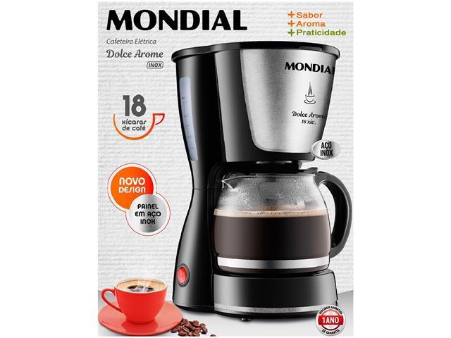 Cafeteira Elétrica Dolce Arome Inox 18 Xícaras Mondial 220V - 2