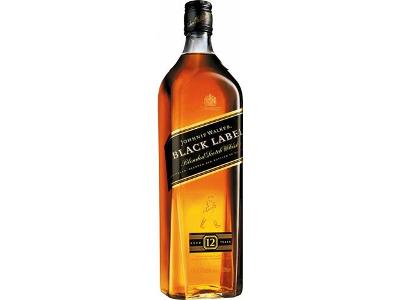Whisky Escocês Blended Johnnie Walker Black Label Garrafa 1 Litro