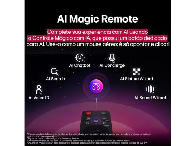 TV LG 50" 4K UHD SMART AI WEBOS 50UA8550 WI-FI - 3