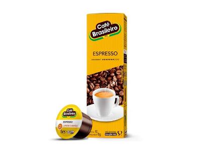 Cápsula de Café Espresso Brasileiro TRES 3 Corações