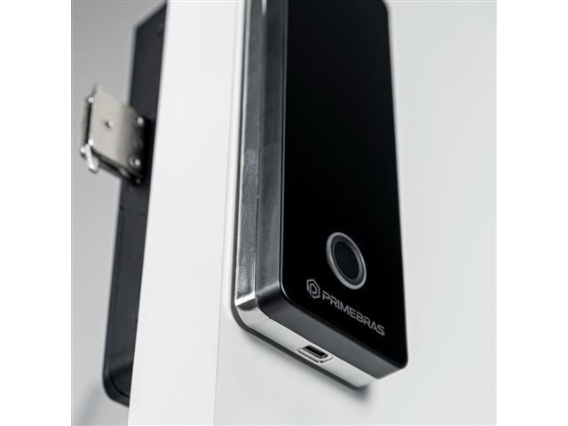 Fechadura Biométrica Athenas Madeira Bluetooth - 3