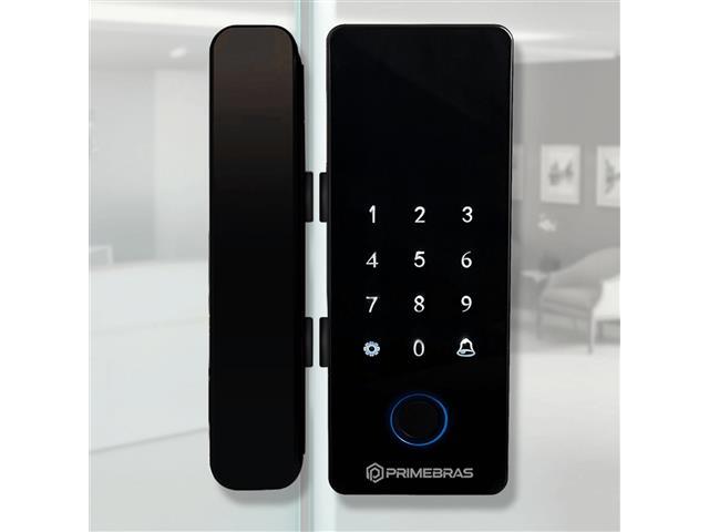 Fechadura Biométrica Athenas Vidro Bluetooth - 3