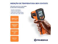 Termometro Industrial PFT400A (Laranja) - 2