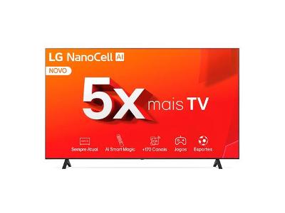 Smart TV LG 65" 4K UHD NanoCell - HDR, Wi-Fi