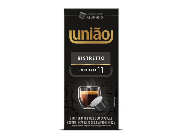 Cafe em Capsula Uniao Ristretto 10 Cápsulas 52G - 1
