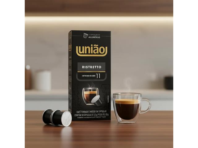 Cafe em Capsula Uniao Ristretto 10 Cápsulas 52G - 3