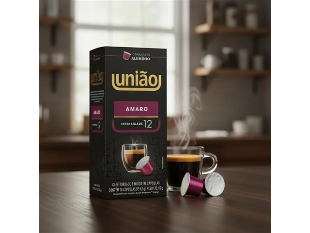 Cafe em Capsula Uniao Amaro 10 Cápsulas 52G - 3