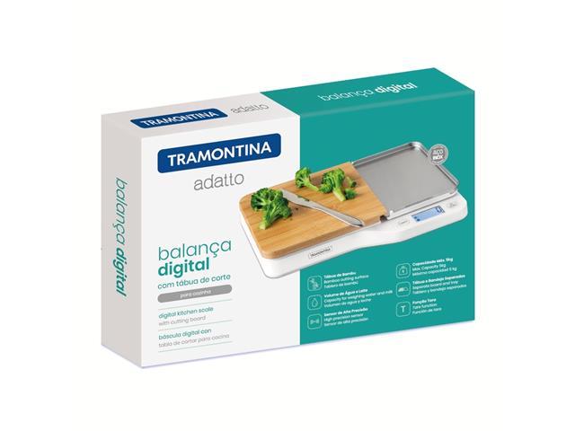 Balança Digital para Cozinha Tramontina Adatto com Tábua de Corte - 2