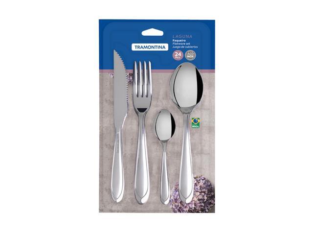 Faqueiro Tramontina Laguna em Aço Inox Facas para Churrasco 24 Peças - 2
