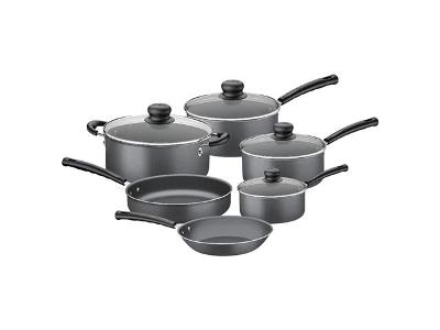 Jogo de Panelas Tramontina Versalhes Antiaderente 6 peças Chumbo