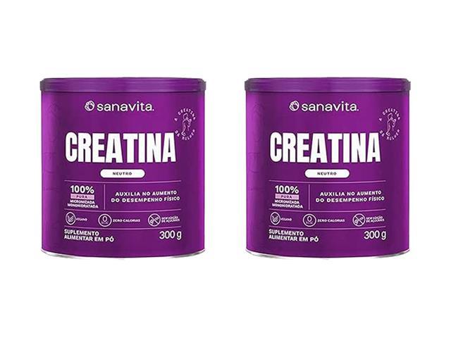 Combo 2 Creatinas 300G Sanavita - 1