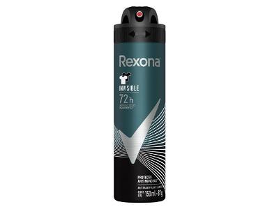 Desodorante Aerossol Invisible Rexona Men 150ml