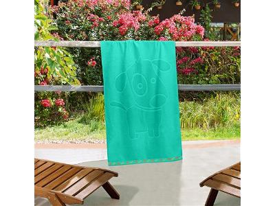 Toalha Juvenil Doguinho Buettner 70x120 verde jade