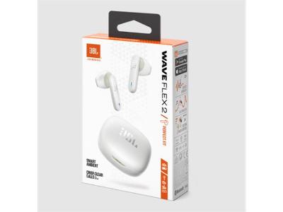 Fone de Ouvido Bluetooth JBL Wave Flex 2 White JBLWFLEX2WHT