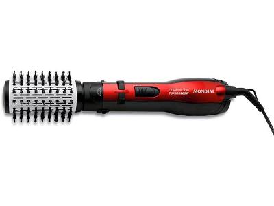 Escova Rotativa Ceramic Íon Turbo, Mondial Vermelho/Preto 1200W 220V