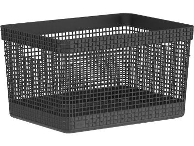 Cesto Grid 20 L Preto Fechado