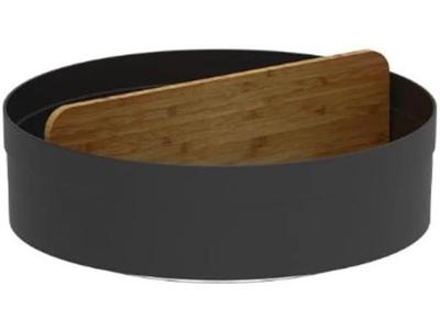 Org Giratorio Alto Com Divisoria Lume Preto Fechado