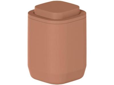 Porta Algodao Aura Marrom Amendoa Fechado