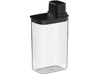 Pote Hermetico Com Medidor 2,3L Drop Preto Fecha - 1