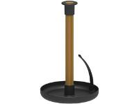 Porta Papel Toalha Lume Preto Fechado - 1