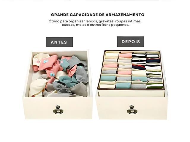 Kit 4 Colmeias Organizadoras de Gaveta Gadnic Com Divisórias - 4