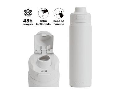 Garrafa Termica Pro 750 Branca Bb