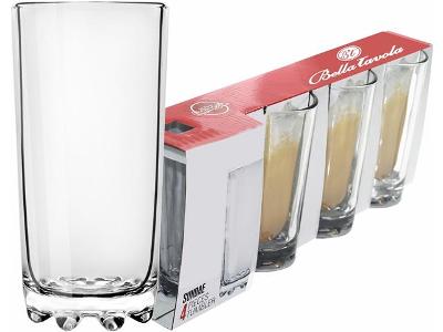 Conjunto com 4 Copos Long Drink Sundae 305ml