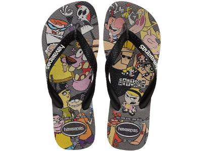 Chinelo Havaianas Top Warner Clas Cinza Gelo