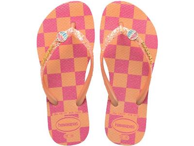 Chinelo Havaianas K Sl Glitter Ii Pessego