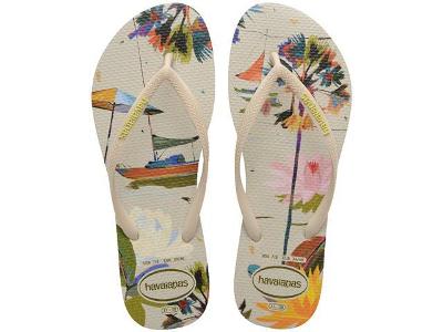 Chinelo Havaianas Sl Summer Bliss Bege Palha