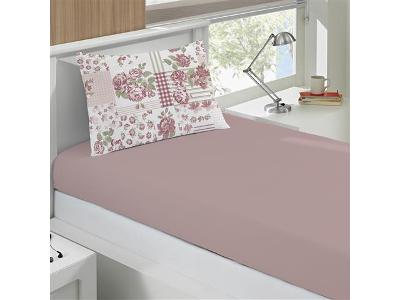 Jogo de Cama Solteiro Buettner Basic Estampado Esperanza Rosé 2 Peças