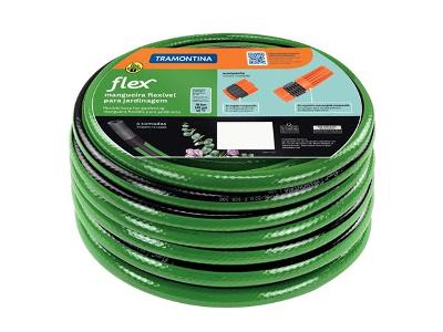 Mangueira Flex para Jardim Tramontina Verde em PVC 4 Camadas 10 Metros