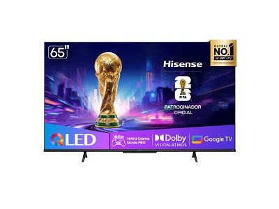 Smart TV Hisense QLED 4K 65" Polegadas Dolby Gaming Alexa e Google