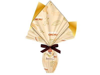 Ovo de Páscoa Brasil Cacau Clássico Gato Mia Chocolate Branco 281g