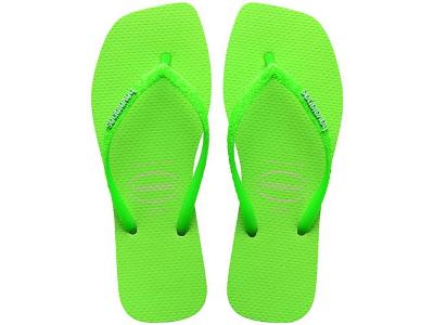 Chinelo Havaianas S Sqr Gtr Neon Beg/Vde Tam 39-40