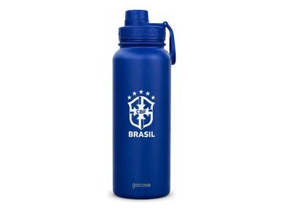 Garrafa Térmica Inox Gocase Copa Mundo Brasil Azul 950ml