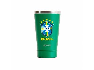 Copo Térmico Cerveja Verde - CBF - Escudo